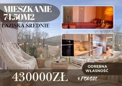 mieszkanie na sprzedaż - ŁAZISKA, Średnie